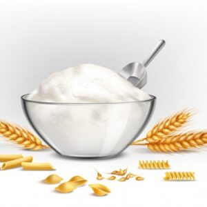 bowl wheat flour illustration 1284 24520